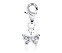 Cutie Butterfly Silver Charm CH-41